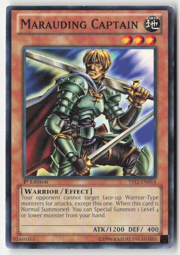 Marauding Captain YS12-EN014 1st Edition Common Moderately Played