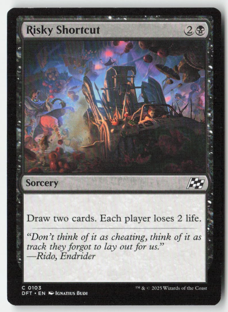 Risky Shortcut DFT 103 Common Moderately Played