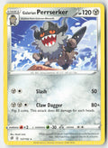Galarian Perrserker 127/192 Regular Rebel Clash Moderately Played