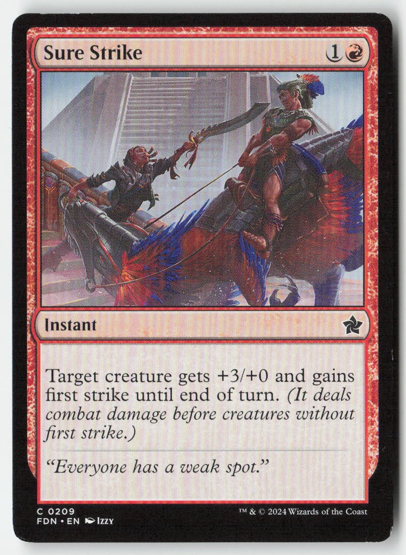 Sure Strike FDN 209 Common Moderately Played