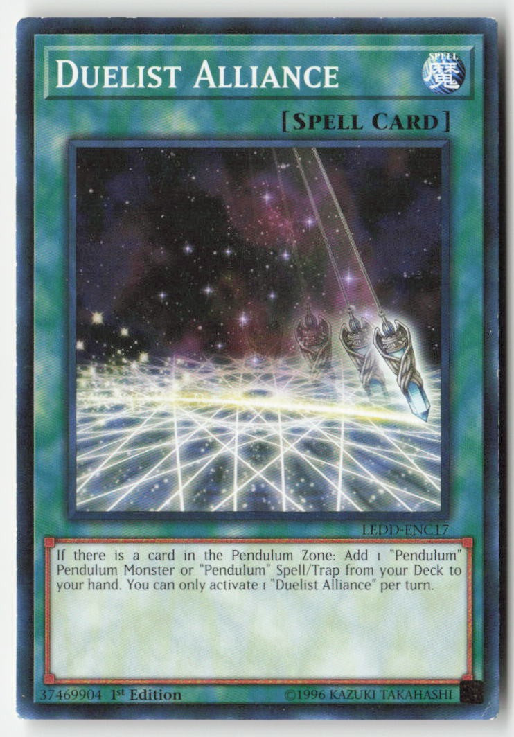 Duelist Alliance LEDD-ENC17 1st Edition Common Moderately Played