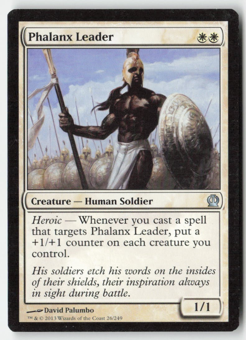Phalanx Leader THS 26 Uncommon Moderately Played