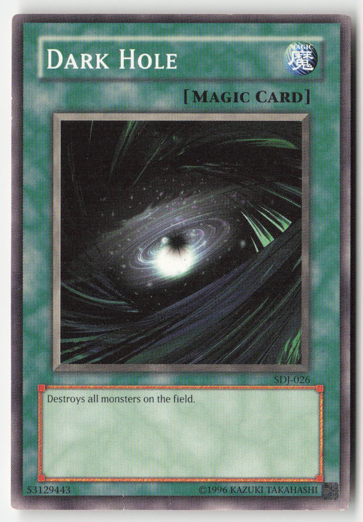 Dark Hole SDJ-026 Unlimited Common Moderately Played, Front