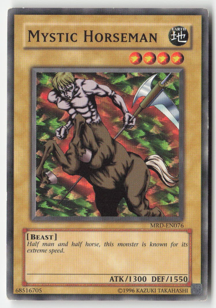 Mystic Horseman (Worldwide English) MRD-EN076 Unlimited Common Moderately Played, Front