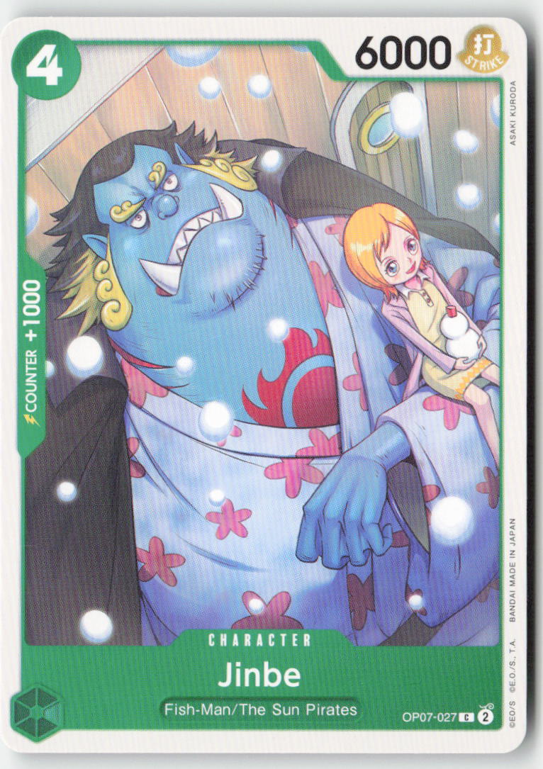 Jinbe OP07-027 Normal Common Lightly Played
