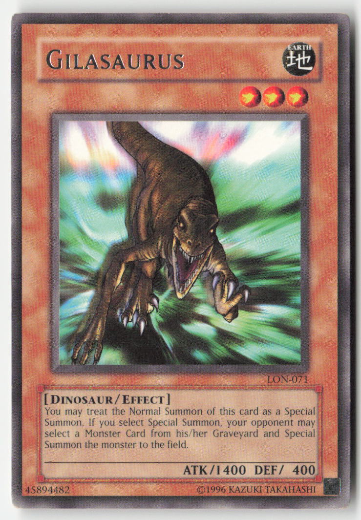 Gilasaurus LON-071 Unlimited Rare Moderately Played