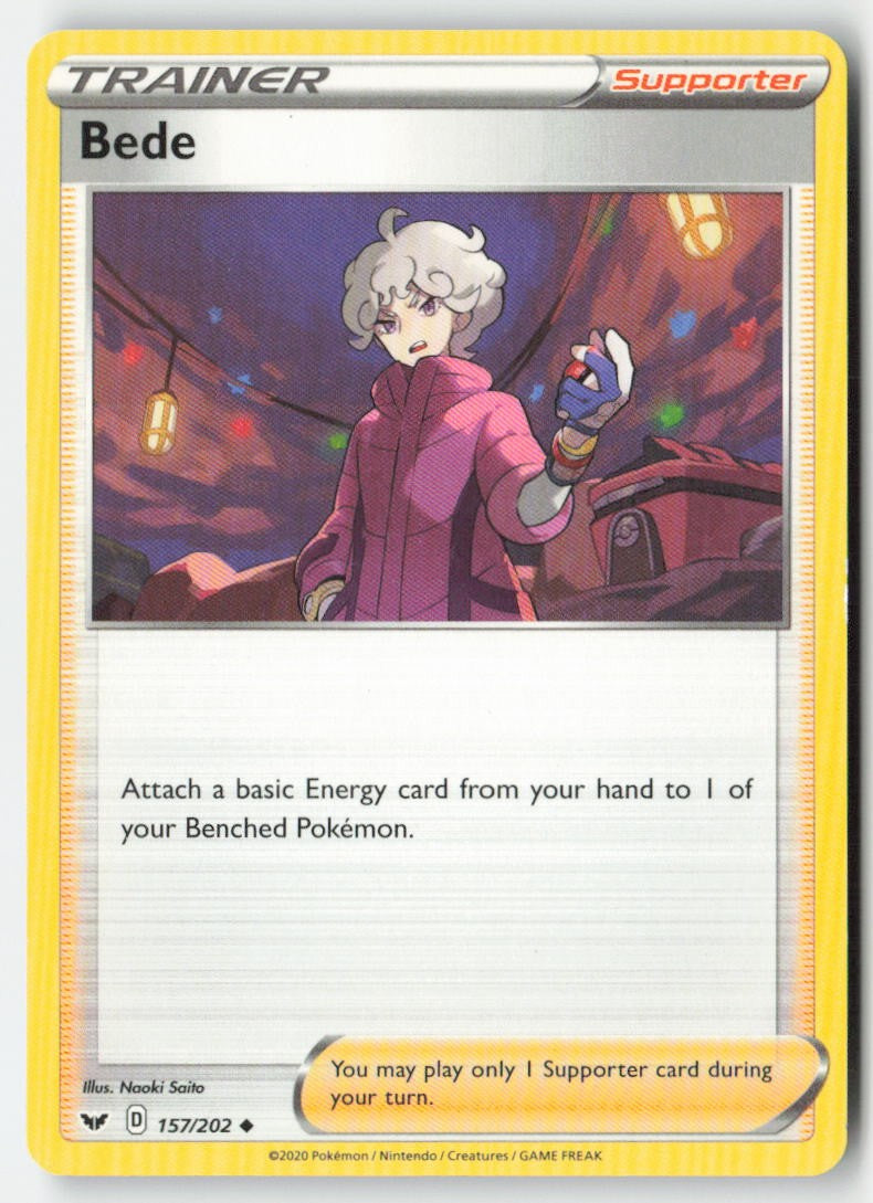 Bede 157/202 Regular Sword & Shield Moderately Played