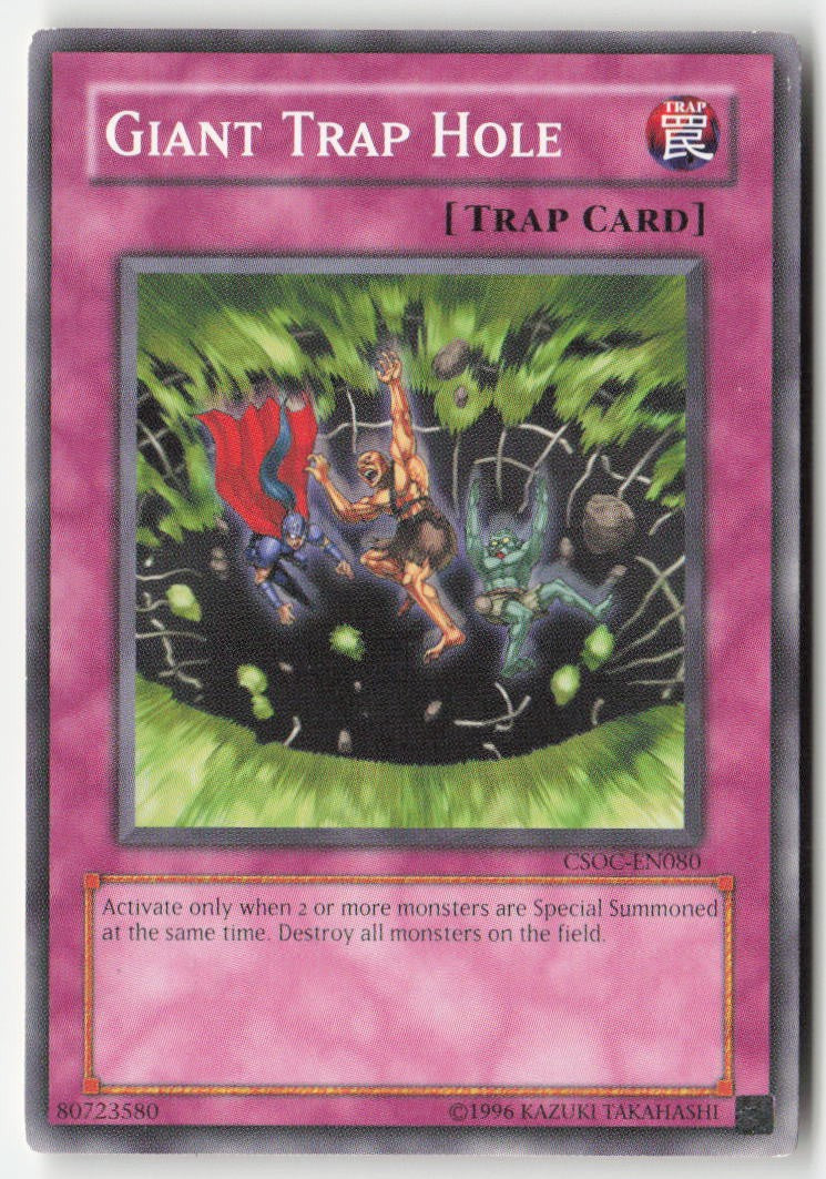 Giant Trap Hole CSOC-EN080 Unlimited Common Moderately Played