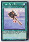 Lucky Iron Axe YS14-EN027 1st Edition Common Moderately Played