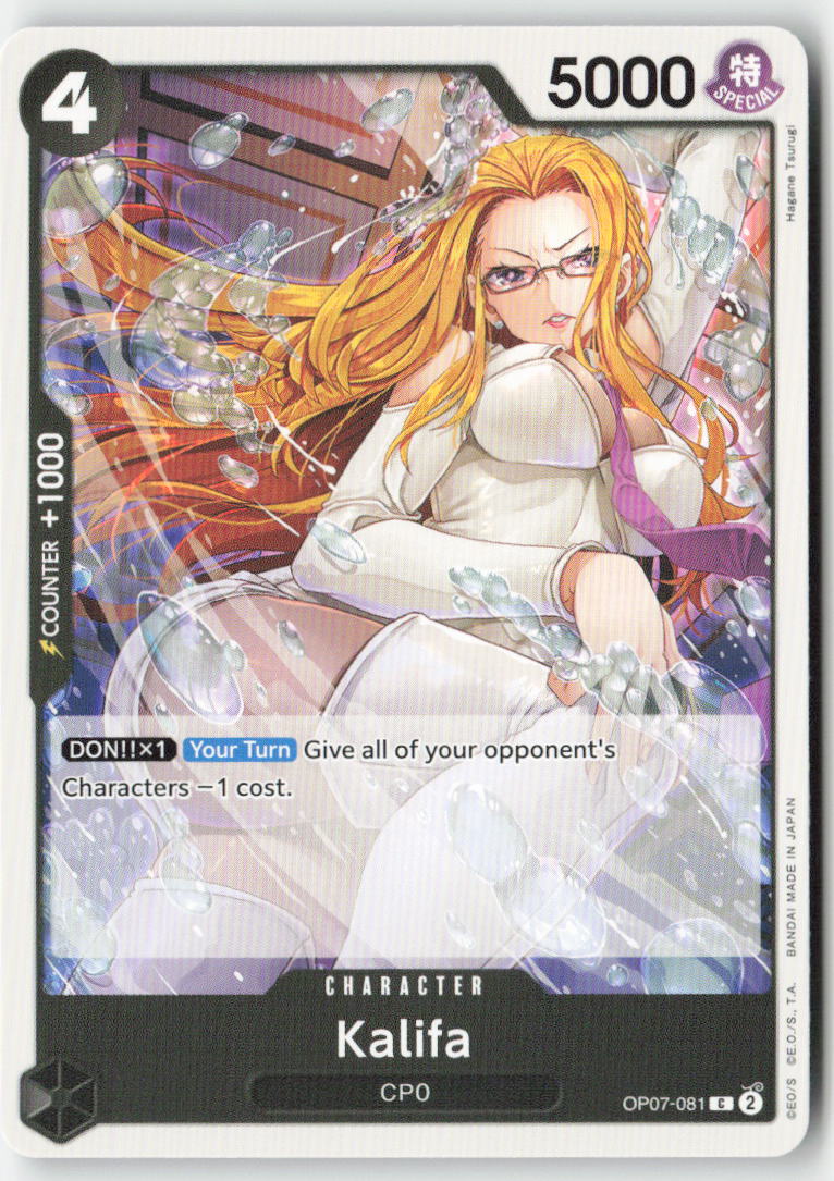 Kalifa OP07-081 Normal Common Lightly Played
