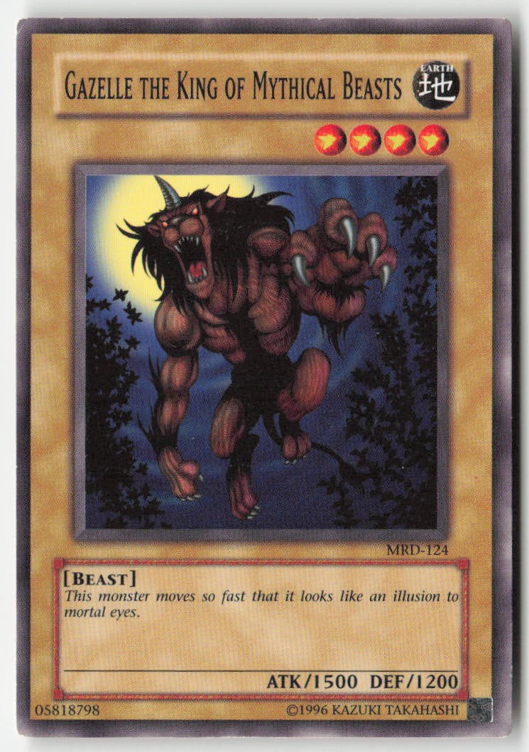 Gazelle the King of Mythical Beasts MRD-124 Unlimited Common Moderately Played