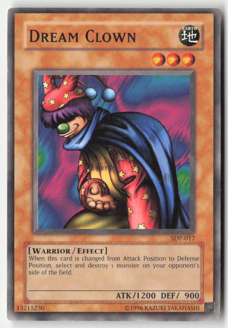 Dream Clown SDP-017 Unlimited Common Moderately Played, Front