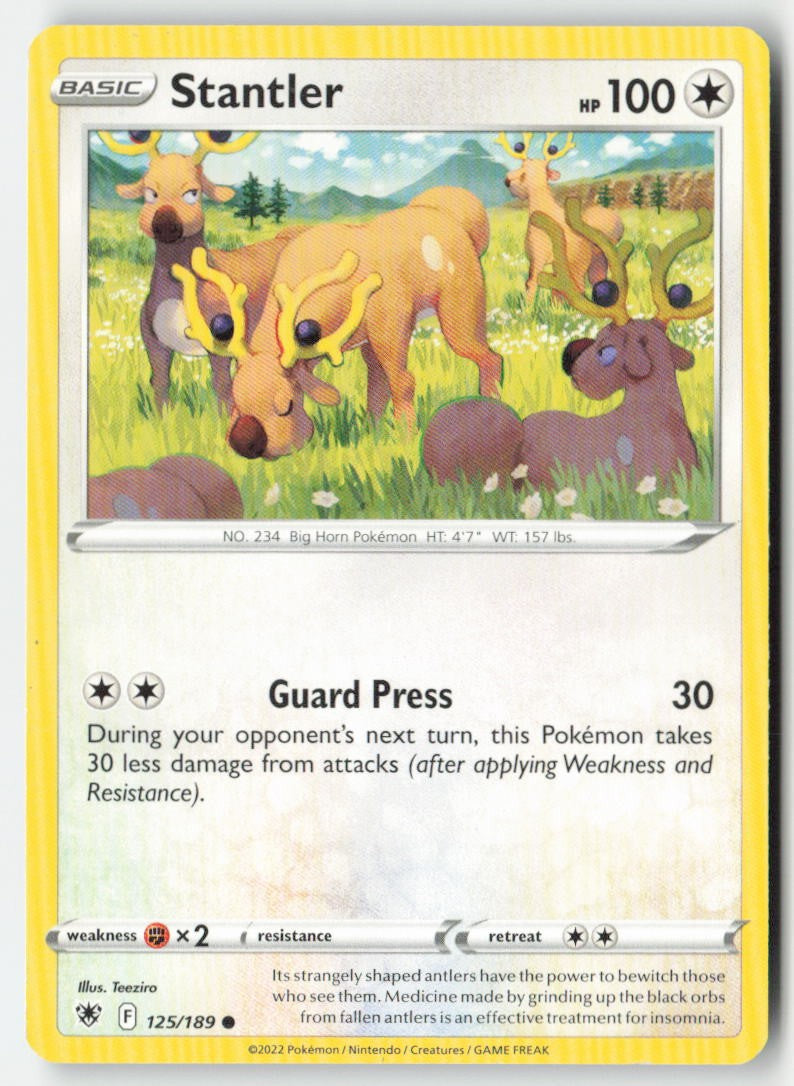 Stantler 125/189 Regular Astral Radiance Moderately Played