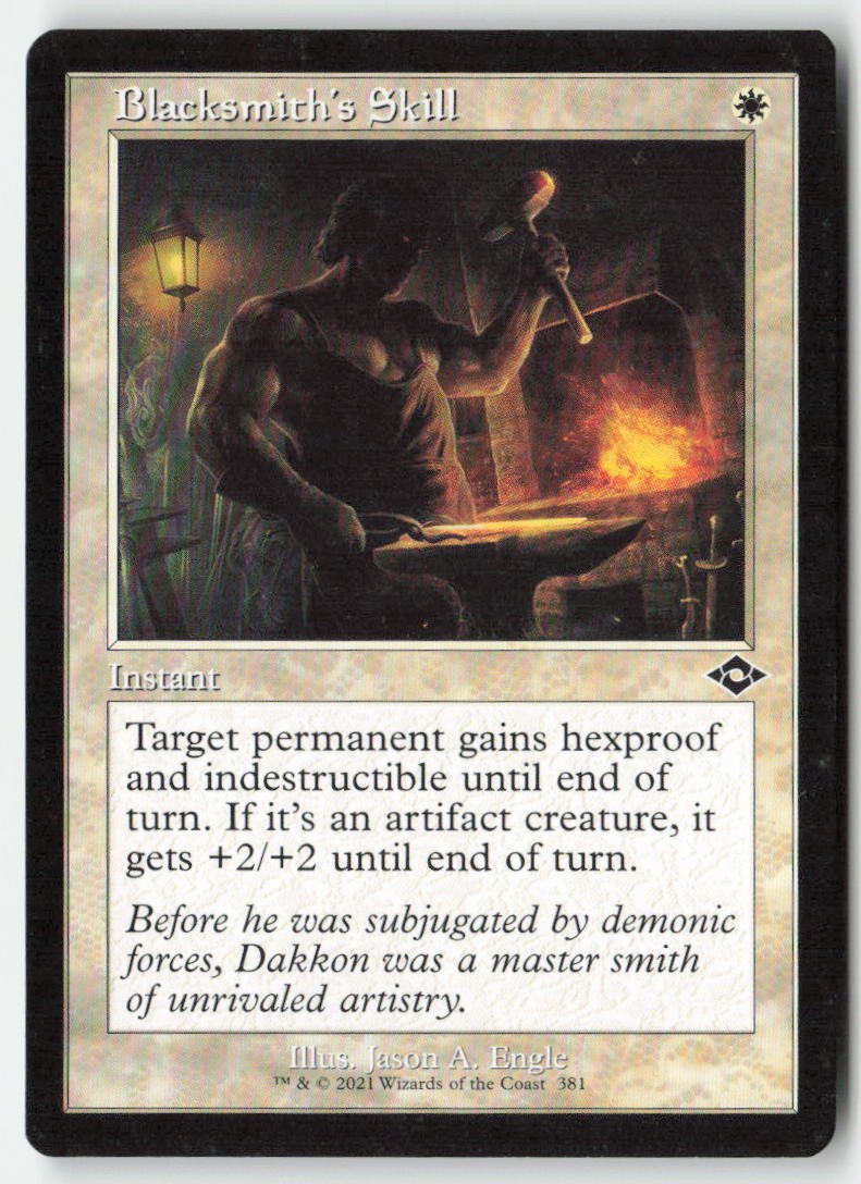 Blacksmith's Skill MH2 381 Common Moderately Played
