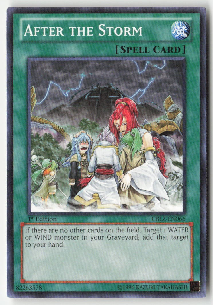 After the Storm CBLZ-EN066 1st Edition Common Moderately Played, Front