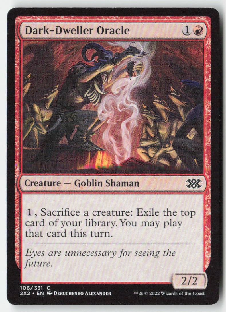 Dark-Dweller Oracle 2X2 106 Common Moderately Played, Front