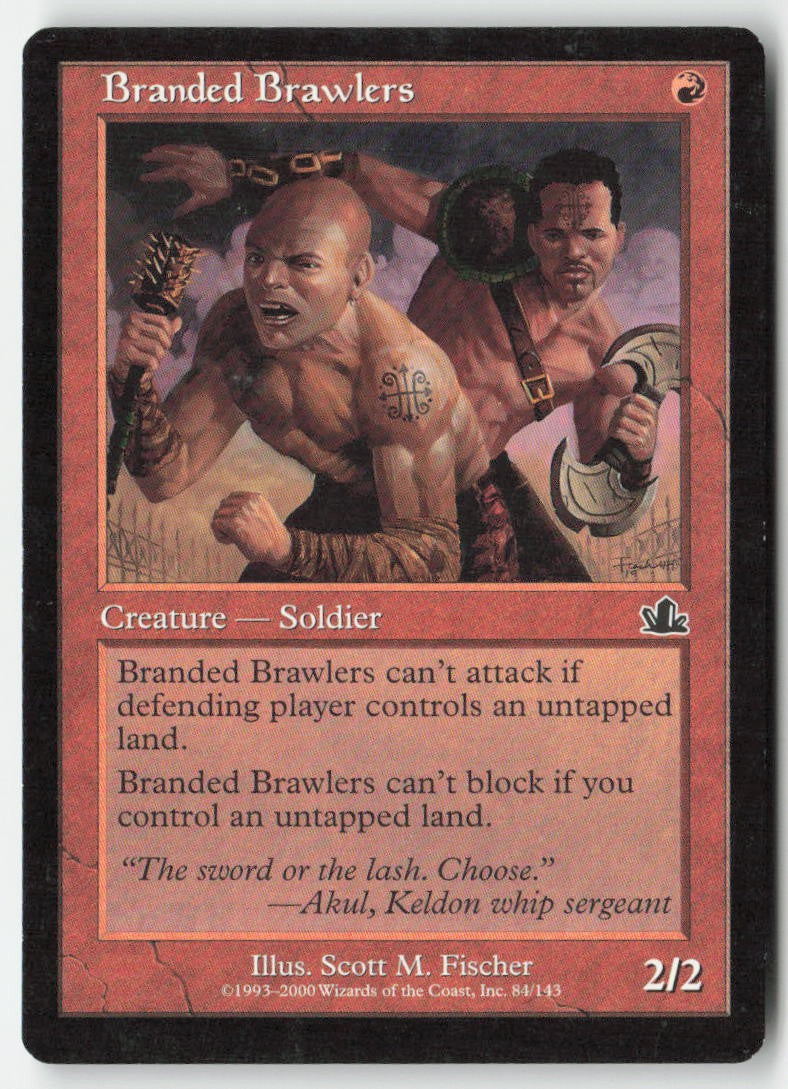 Branded Brawlers PCY 84 Common Moderately Played