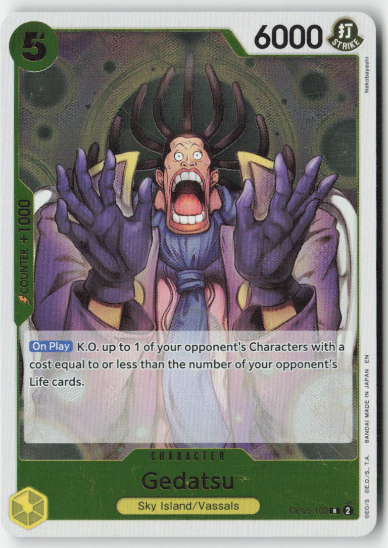 Gedatsu (Reprint) (PRB-02 Reprint) OP05-102 Foil Rare Lightly Played