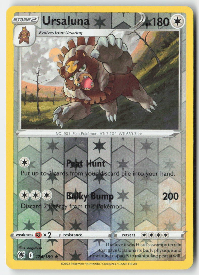 Ursaluna 124/189 Reverse Holo Astral Radiance Moderately Played