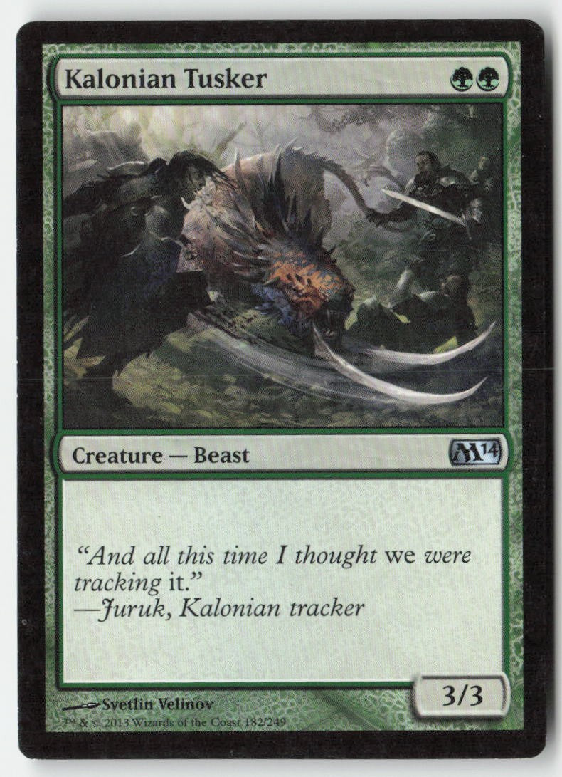 Kalonian Tusker M14 182 Uncommon Moderately Played