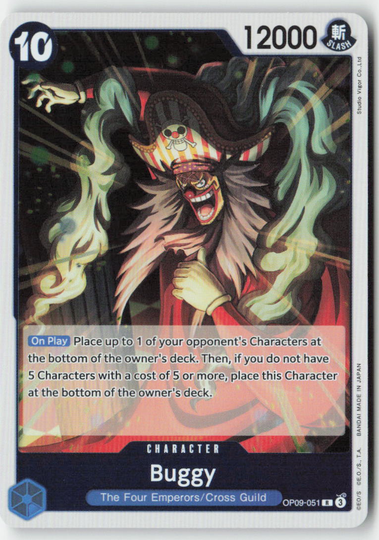 Buggy OP09-051 Foil Rare Lightly Played