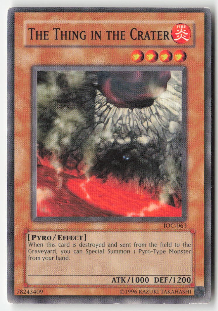 The Thing in the Crater IOC-063 Unlimited Common Moderately Played
