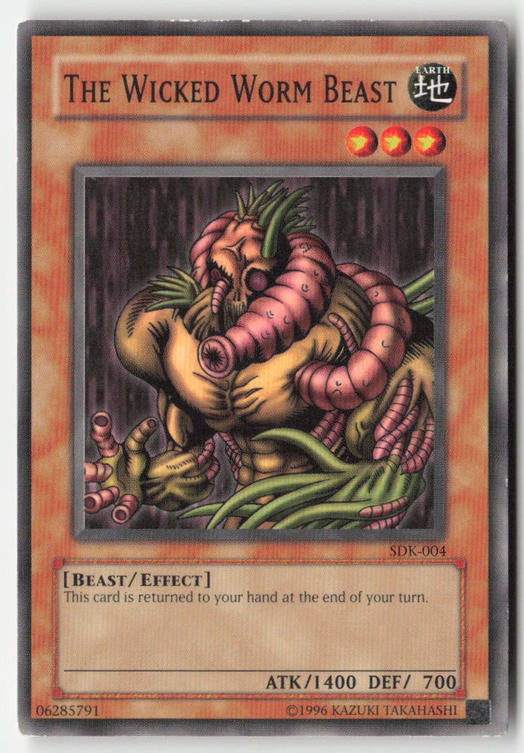 The Wicked Worm Beast SDK-004 Unlimited Common Moderately Played