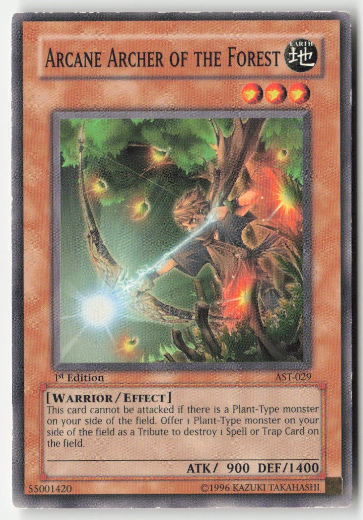 Arcane Archer of the Forest AST-029 1st Edition Common Moderately Played