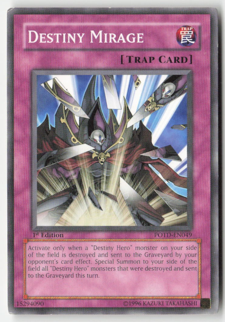Destiny Mirage POTD-EN049 1st Edition Common Moderately Played