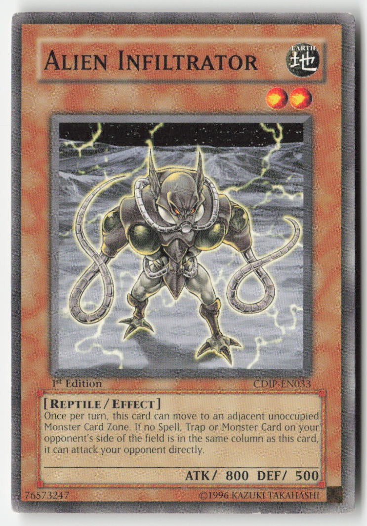 Alien Infiltrator CDIP-EN033 1st Edition Common Moderately Played