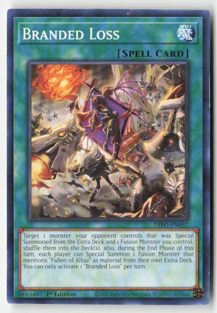 Branded Loss DIFO-EN057 1st Edition Common Moderately Played