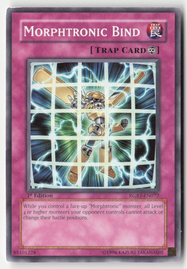 Morphtronic Bind RGBT-EN072 1st Edition Common Moderately Played, Front