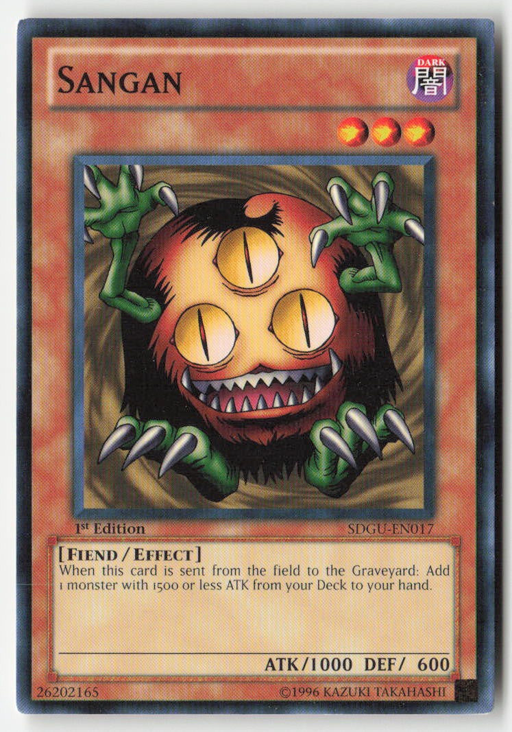 Sangan SDGU-EN017 1st Edition Common Moderately Played