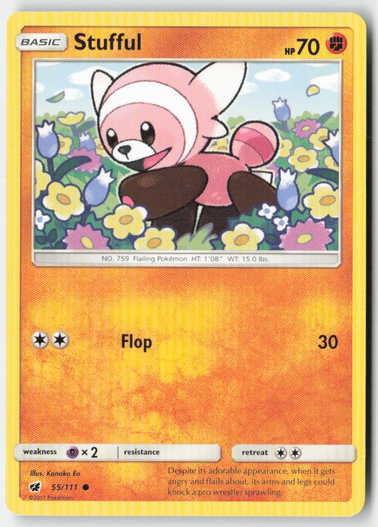 Stufful 55/111 Regular Crimson Invasion Moderately Played