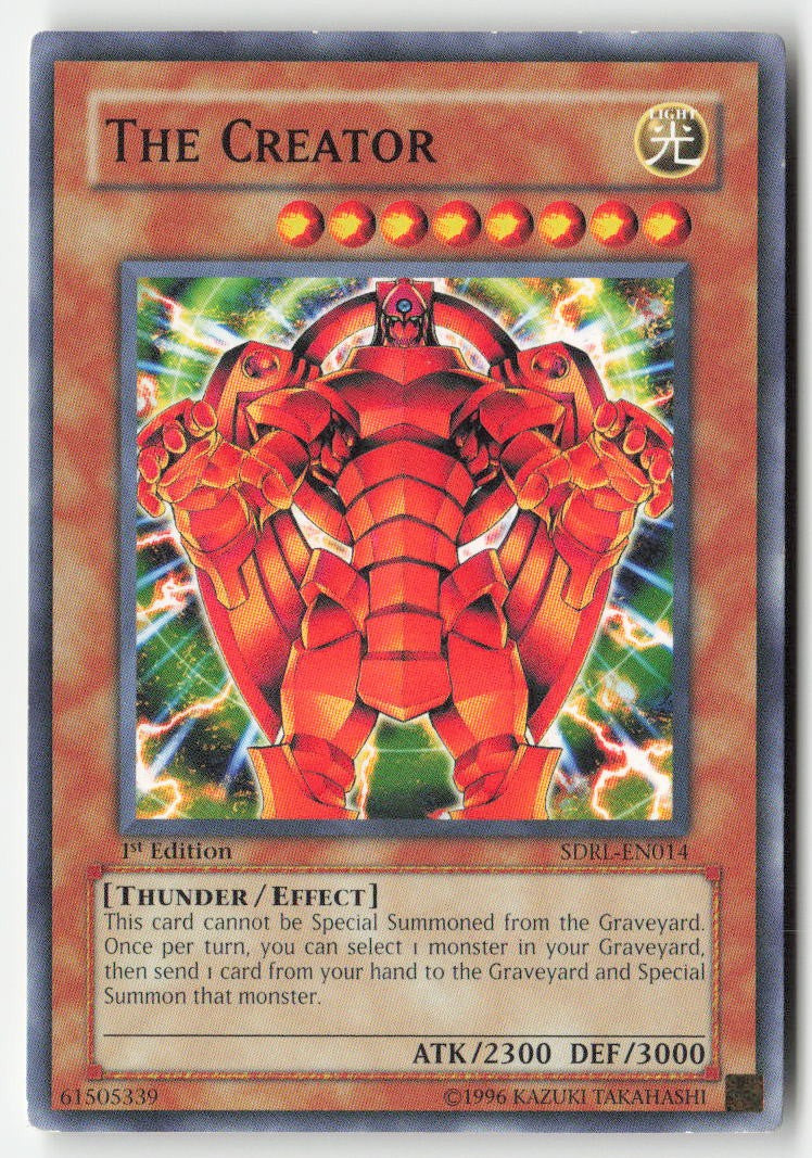 The Creator SDRL-EN014 1st Edition Common Moderately Played, Front