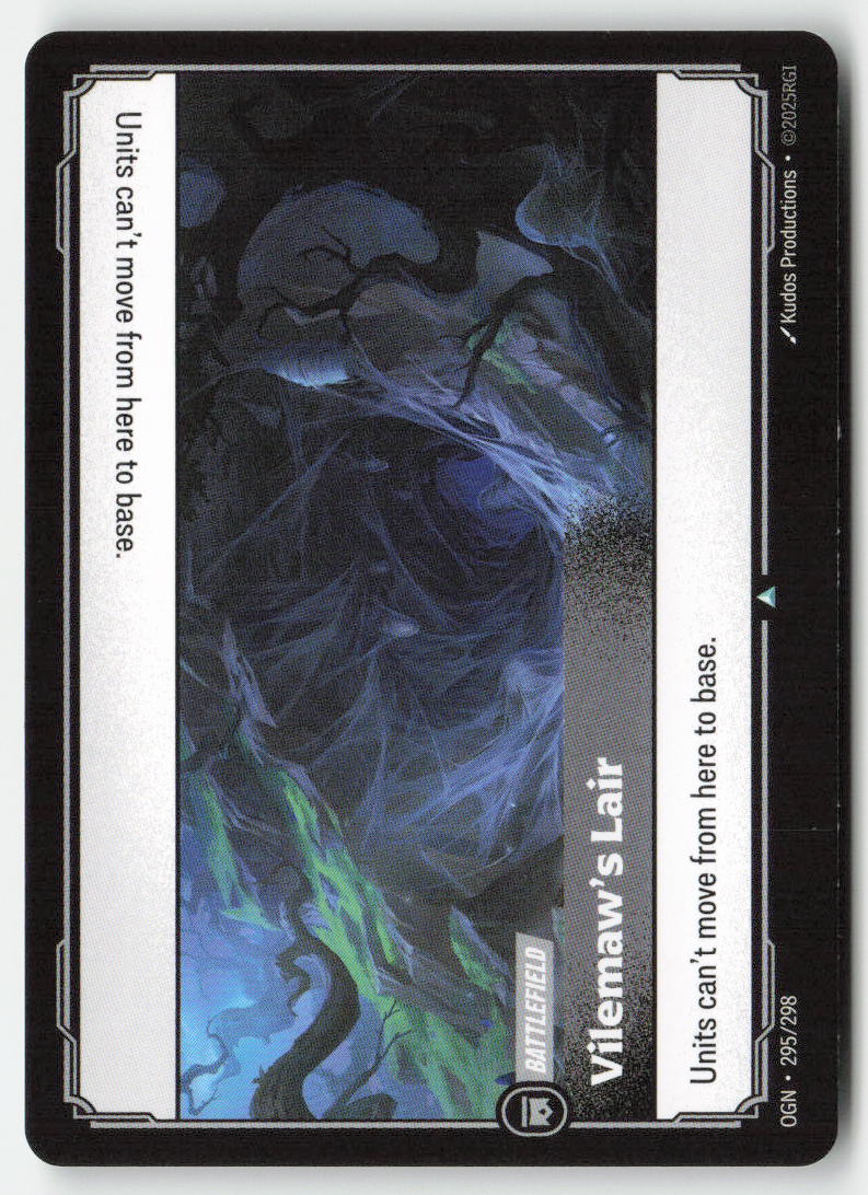 Vilemaw's Lair #295/298 - Origins - Riftbound - Uncommon - Lightly Played