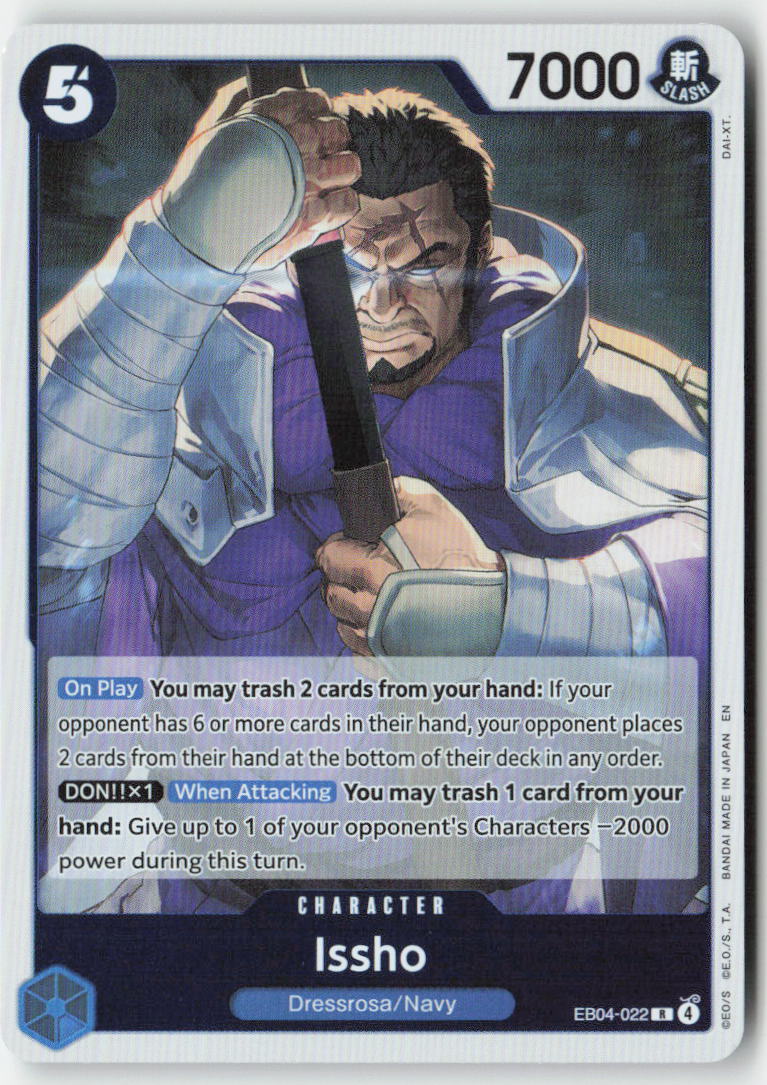 Issho (OP14 Reprint) EB04-022 Foil Rare Lightly Played