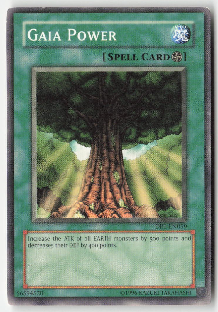 Gaia Power DB1-EN059 Unlimited Common Moderately Played
