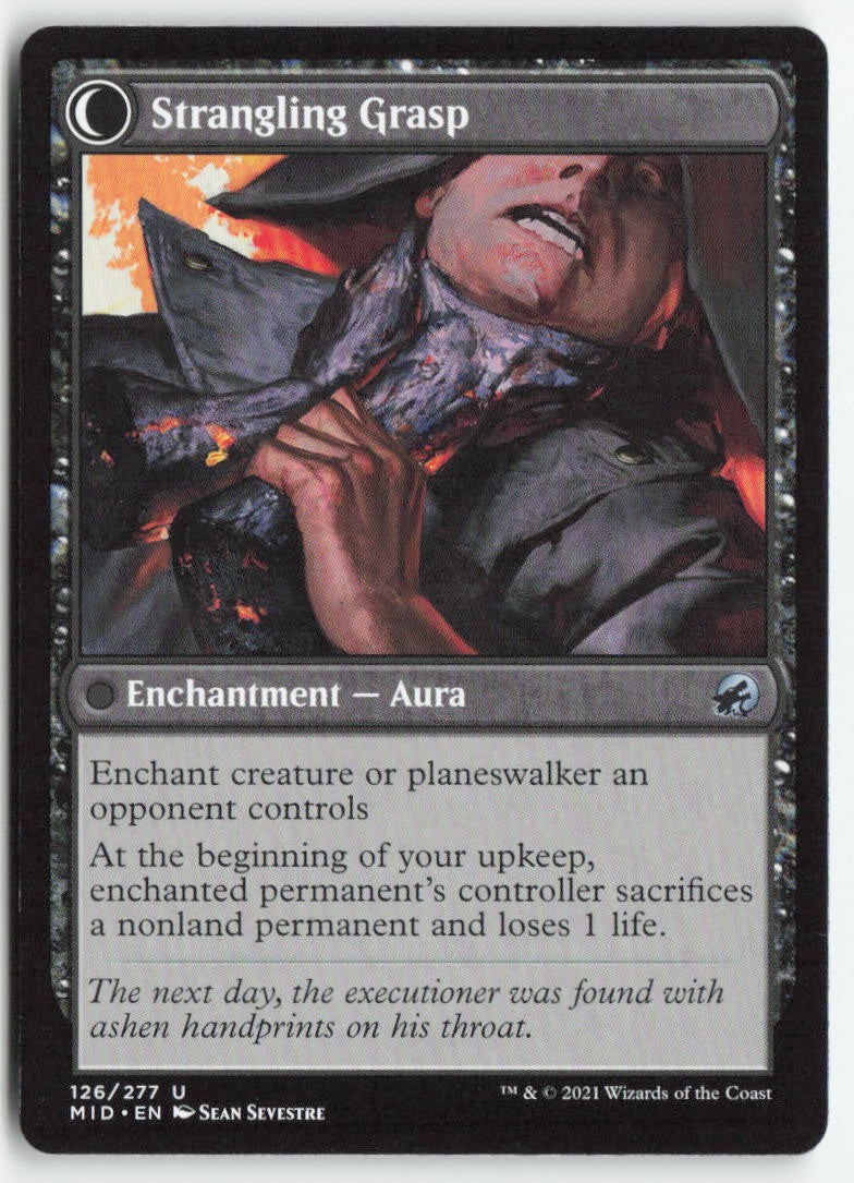 Vengeful Strangler // Strangling Grasp MID 126 Uncommon Moderately Played