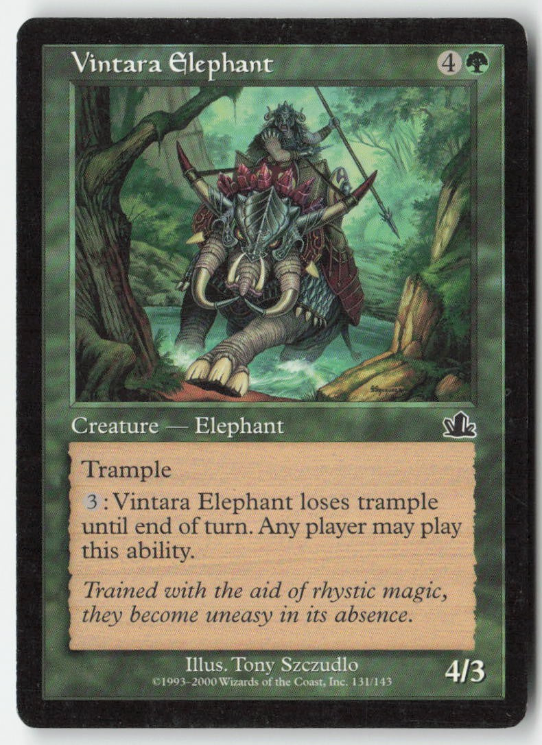 Vintara Elephant PCY 131 Common Moderately Played