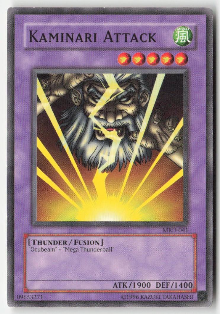 Kaminari Attack MRD-041 Unlimited Common Moderately Played, Front