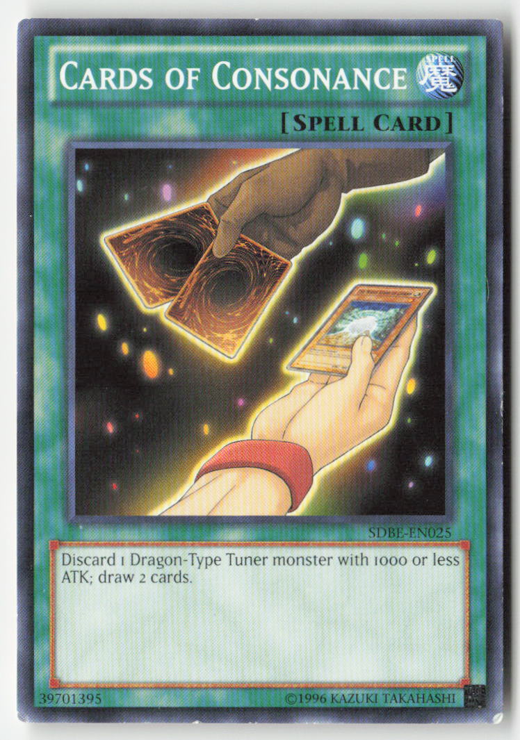 Cards of Consonance SDBE-EN025 Unlimited Common Moderately Played, Front