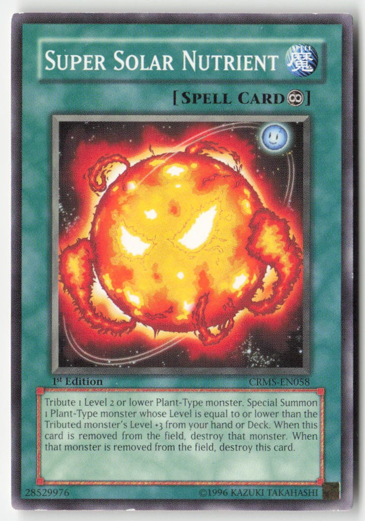 Super Solar Nutrient CRMS-EN058 1st Edition Common Moderately Played