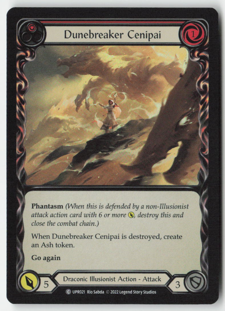 Dunebreaker Cenipai (Red) #UPR021 - Uprising - Flesh and Blood - Common - Near Mint