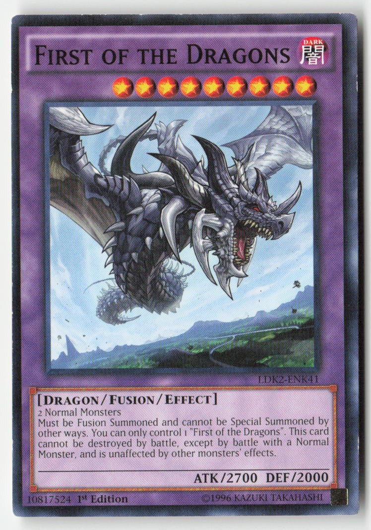 First of the Dragons LDK2-ENK41 1st Edition Common Moderately Played, Front
