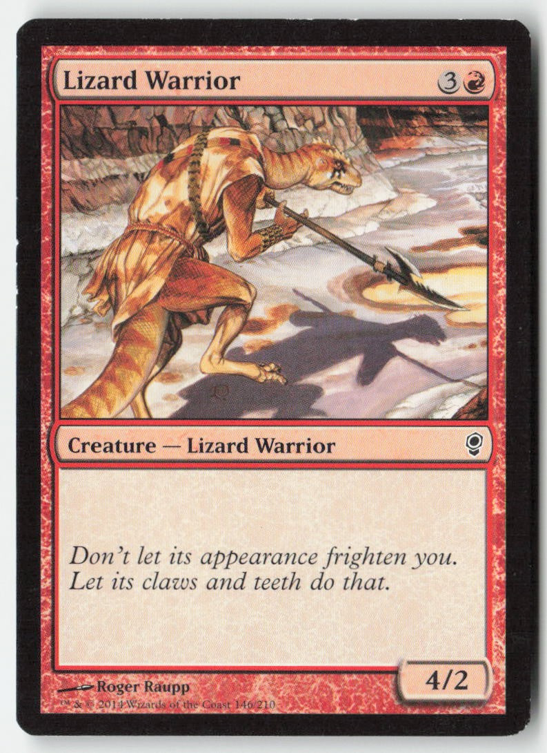 Lizard Warrior CNS 146 Common Moderately Played