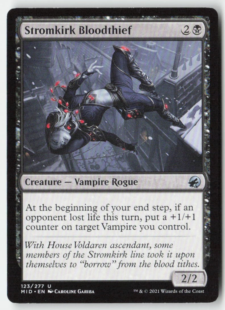 Stromkirk Bloodthief MID 123 Uncommon Moderately Played, Front