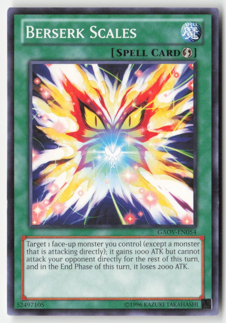 Berserk Scales GAOV-EN054 Unlimited Common Moderately Played