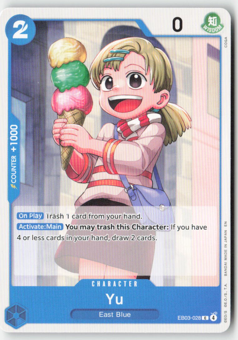 Yu EB03-028 Normal Common Lightly Played, Front