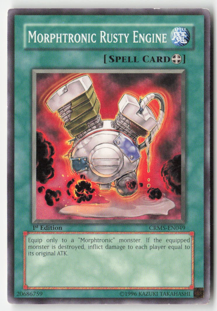 Morphtronic Rusty Engine CRMS-EN049 1st Edition Common Moderately Played